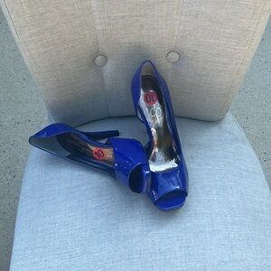 Jessica Simpson Blue Heels Sleek Design Size 10